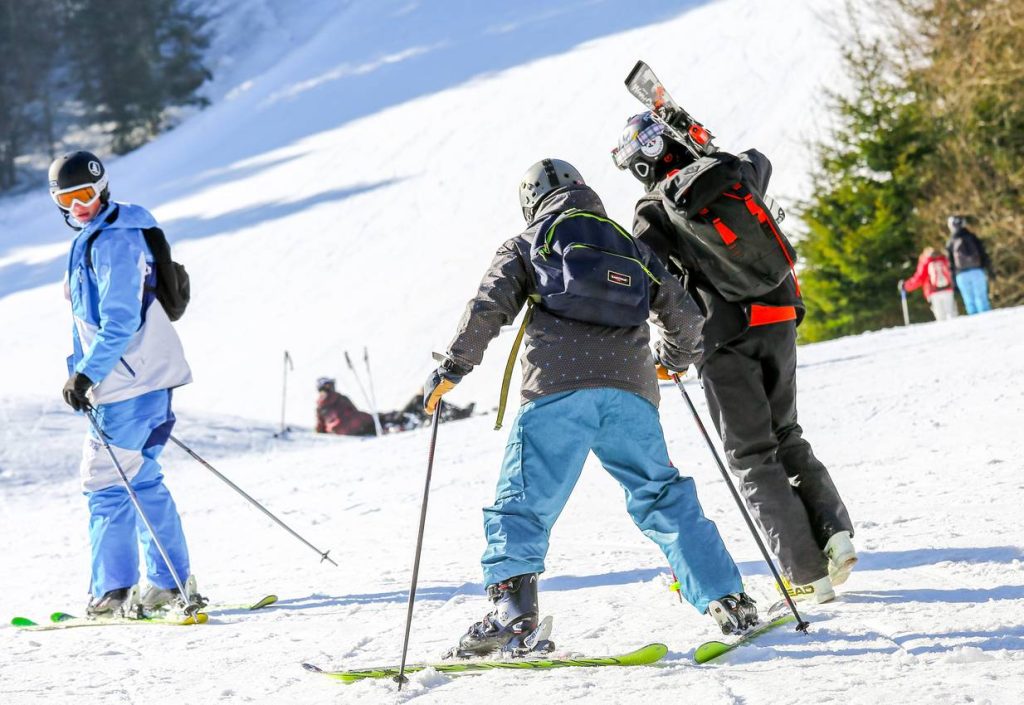 Ski en groupe à Vosges