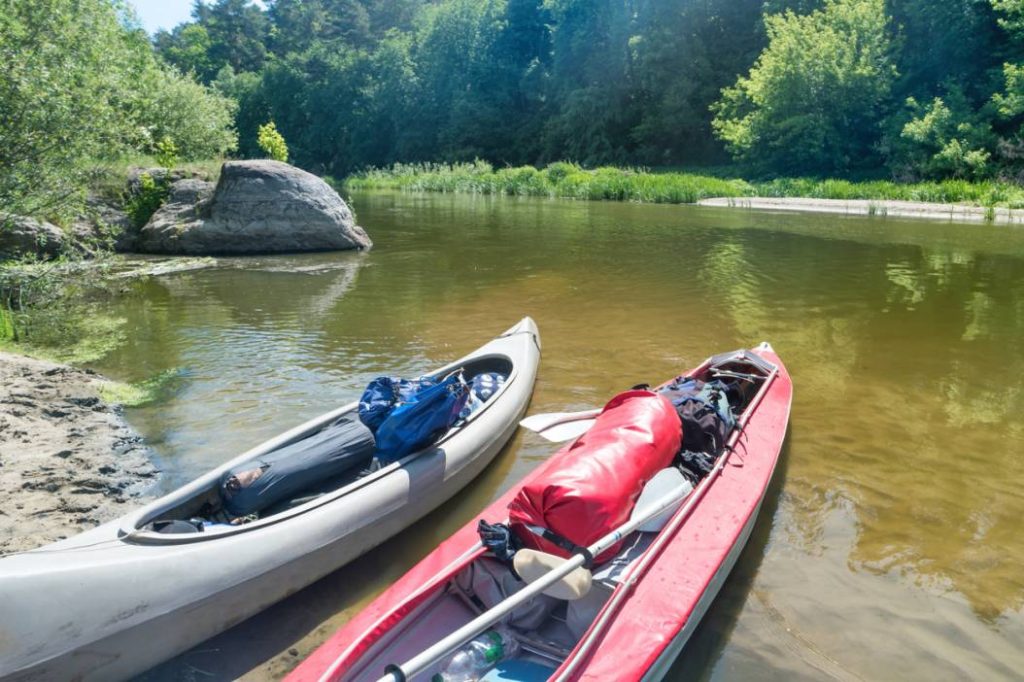 week-end sportif en Ardèche descente en kayak